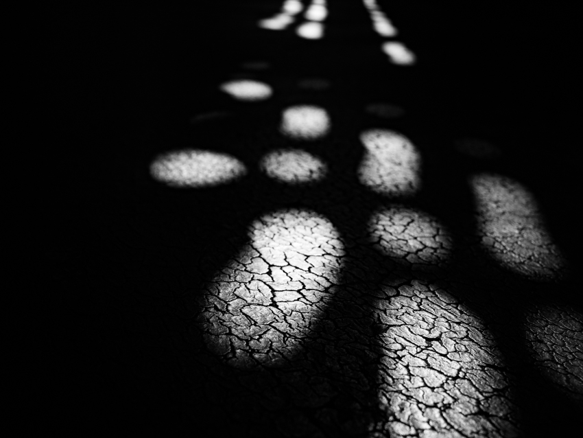 alcatraz footprints of light